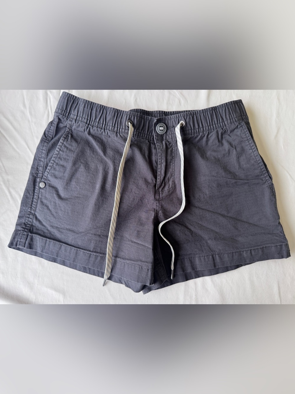 Vuori Women's Charcoal Gray Drawstring Athletic Shorts